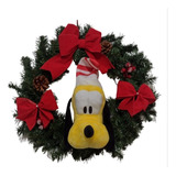 Guirlanda Decorada Natal Mickey Mouse - Cachorro Pluto