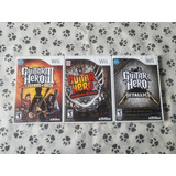 Guitar Hero 3 + Warriors Of Rock & Metallica Originais Wii