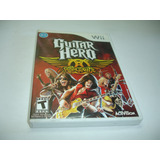Guitar Hero Aerosmith Original Nintendo Wii -midia Fisica