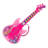 Guitarra Barbie Dreamtopia Com Funçao Mp3 F00575 - Fun
