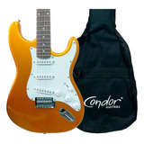 Guitarra Condor Strato Rx10 Gdn Dourada