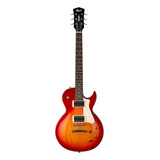 Guitarra Elétrica Cort Cr Series Cr100 Les Paul De Mogno Cherry Red Burst Brilhante