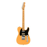 Guitarra Elétrica Fender Player Plus Nashville Telecaster, Loira Brilhante, Amieiro, Amieiro, Com Escala De Ácer