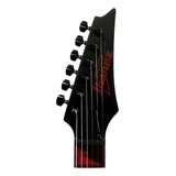 Guitarra Elétrica Ibanez Rg Gio Grg131dx De Choupo Black Flat Com Diapasão De Amaranto