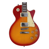 Guitarra Elétrica Strinberg Lps Series Lps230 Les Paul De Tília Cherry Burst Brilhante Com Diapasão De Pau-rosa