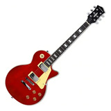 Guitarra Elétrica Strinberg Lps Series Lps230 Les Paul De Tília Wine Red Brilhante Com Diapasão De Madeira Técnica