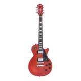 Guitarra Elétrica Strinberg Lps Series Lps260 Les Paul De Mogno Mahogany Satin Fosco Com Diapasão De Madeira Técnica