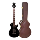 Guitarra Elétrica Tagima Mirach Preto Bk Df - Acompanha Case Orientação Da Mão Destro