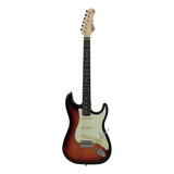 Guitarra Elétrica Tagima Tw Series Tg-500 De Tília Sunburst Com Diapasão De Madeira Técnica
