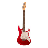 Guitarra Elétrica Tagima Tw Series Tg-520 De Tília Candy Apple Metalizado Com Diapasão De Madeira Técnica