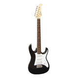 Guitarra Elétrica Thomaz Teg-310 Stratocaster De Madeira Maciça Preta Com Diapasão De Pau-rosa