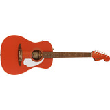 Guitarra Eletroacústica Fender Malibu Player Fred Wn Red