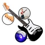 Guitarra Infantil Musical Rockstar Led Brinquedo Elétrica