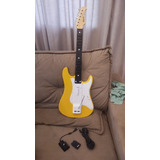 Guitarra Peak Ps2, Ps3, Ps4, Ps5 E Pc Fortnite Yellow Gold