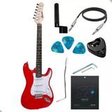 Guitarra Strato California Kit + Cabo + Capa + Nfe + Cabo