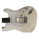 Guitarra Strato Eagle Branca Escudo Branco