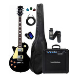 Guitarra Strinberg Lps230 Bk Lh Kit Capa Cubo + Acessórios