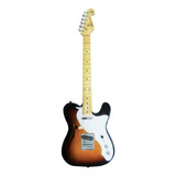 Guitarra Sx Tl Vintage Thinline Hollow Body Ash 3t
