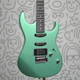Guitarra Tagima Tg510 Tw Series Stratocaster Hss 1 Humbucker 2 Singles Tagima Corpo Basswood Braço Maple Shape C Tarraxas Diecast 22 Trastes Ponte Tremolo Alavanca Cor Metallic Surf Green Msg