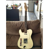 Guitarra Telecaster Fender Branca Canhota Replica