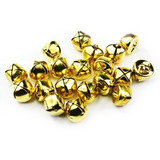 Guizo Dourado 12mm Artesanato Pet Bijuteria Kit 100 Peças
