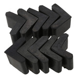H Tampas De Borracha Com Pés De Ferro Em L -shaped,
