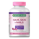 Hair, Skin & Nails Nature's Bount Sem Sabor 250cps Sabor Sin Sabor