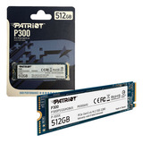 Hd Ssd M.2 2280 Patriot P300 512gb Pcie Gen3 X4 Nvme 1.3 Cor Azul