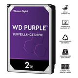 Hdd Wd Purple 2 Tb Para Seguranca / Vigilancia / Dvr - Wd22p Cor Roxo