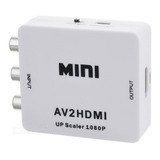 Hdmi E Adaptador Conversor Video Composto 3 Rca Av Para Hdmi