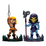 He-man E Esqueleto Autografados Motu Minico - Iron Studios