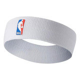 Headband Básquetbol Nba Blanca Unitalla Banda Cabeza Branco