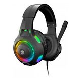 Headset Evolut Gamer Rival Led Rainbow P3 Eg307