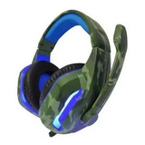 Headset Fone Gamer Ps4 Xbox One Celular Pc Camuflado Selva