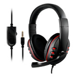 Headset Gamer Com Fio Microfone P2 Fone De Ouvido Luz Cabo