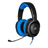Headset Gamer Corsair Hs35 Stereo - Azul