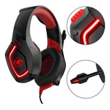 Headset Gamer Draxen Dn100 Preto E Vermelho Pc/xbox/ps4/ps5 Headphone 3.5mm
