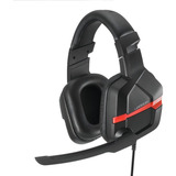 Headset Gamer Harrior Askari P2 Stereo Pc Smartphones Ph293 Cor Preto Com Vermelho Cor Da Luz N/a