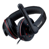 Headset Gamer P3 Com Adaptador P2 Multilaser - Ph335 Cor Pre