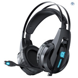 Headset Gamer Profissional Onikuma K16 Preto/azul