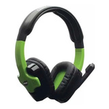 Headset Para Xbox 360 Cerberus 2.0 Preto Verde Dazz