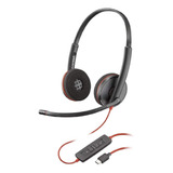 Headset Plantronics Blackwire C3220 Duo - Usb C 209749-101