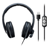 Headset Pro Usb Preto E Cinza Multilaser Ph317