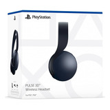 Headset Sem Fio Pulse3d Usb Ps4 Ps5 Black Playstation Cor Preto Luz