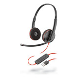 Headset Stereo Usb Blackwire C3220 Usb-a Plantronics