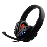Headset Usb Compativel Para Pc Ps3 Xbox Digital Stereo Luz 