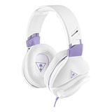 Headset Xbox One Turtle Beach Recon Spark Fio Branco/roxo