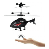 Helicóptero Sensor De Mão Avião Mini Drone Recarregável Usb Cor Preto