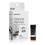 Henna Glance 3,5g Com Fixador 20ml E Pá Medidora Cor Ultra Black
