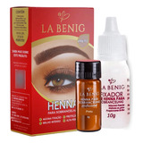 Henna La Benig Sobrancelha Profissional Com Fixador 3g